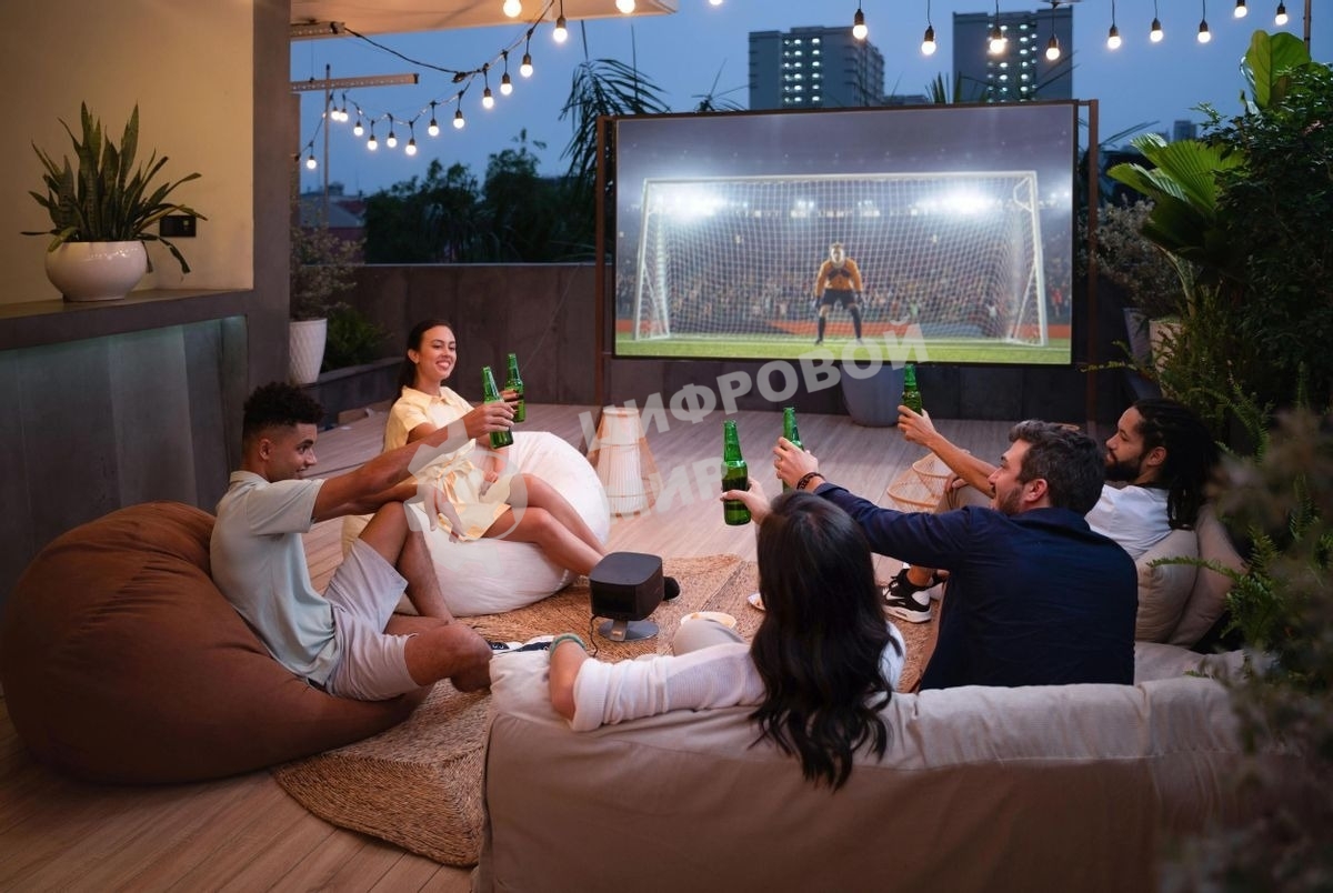 XGIMI Horizon Pro Домашний проектор/технология:DLP/Разрешение:4K/2200Лм/MediaTek MT9612/2GB/32GB/Wi-Fi, Bluetooth/AndroidTV/HDR10/0.76-7.66м/HarmanKardon/Вес:2.9кг/Черный XK03H