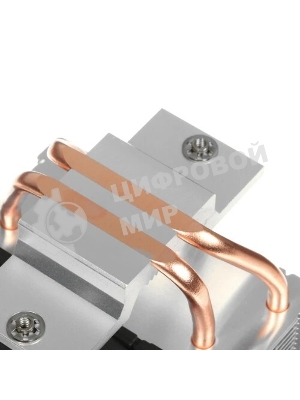 Кулер для процессора PCCooler R200 S115X/1200/1700/AM4/AM5 (TDP 110W, 90мм Non LED Fan, 2 тепловые трубки 6мм, 2200RPM, 28,3dBa)