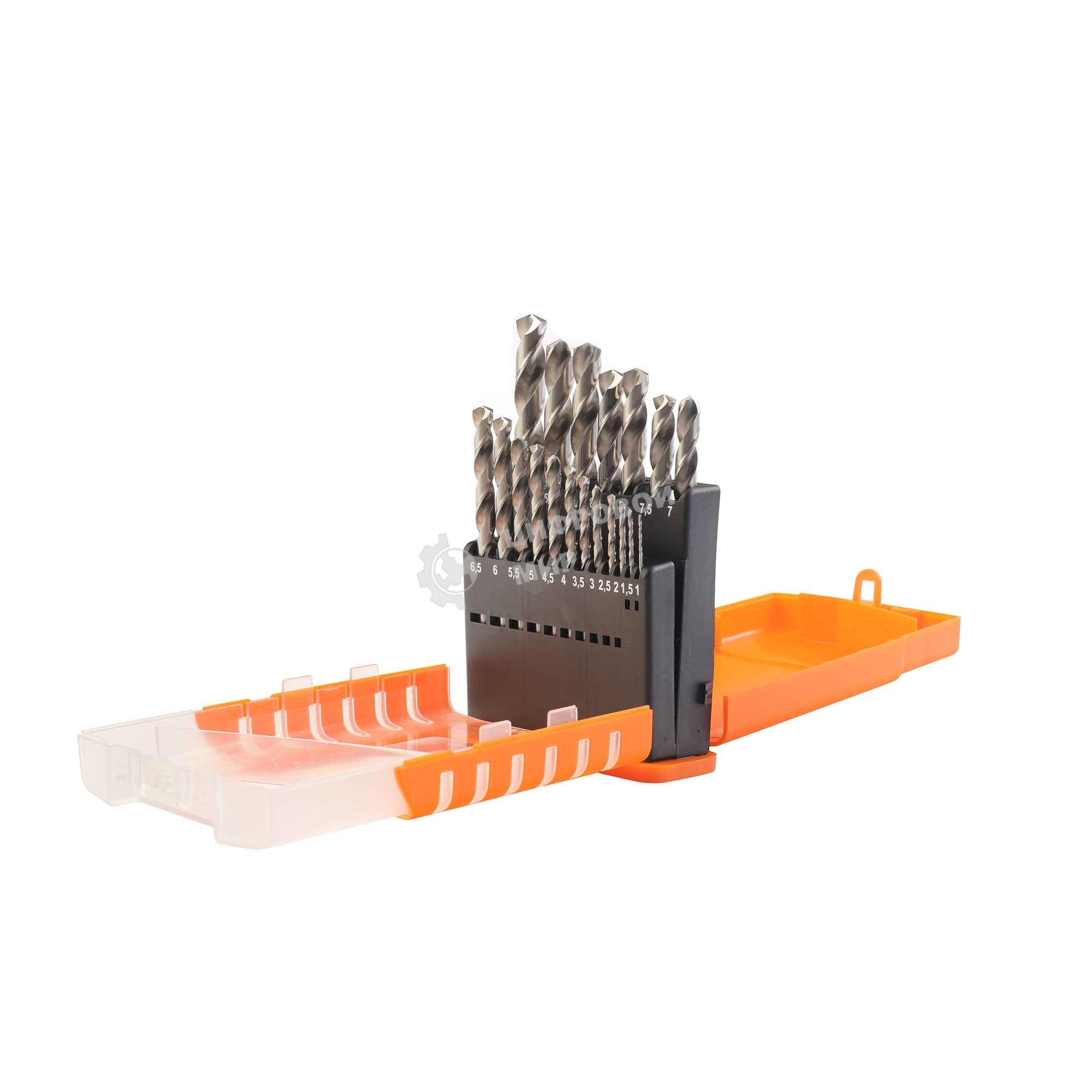 Набор сверл по металлу PATRIOT, HSS, 19 шт №2: 1,0-10,0 мм, в пластиковом боксе