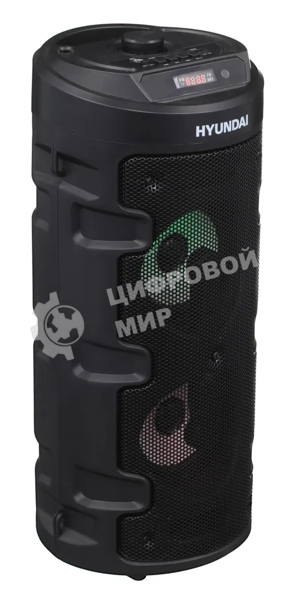 Минисистема Hyundai H-MC160 черный 50Вт/FM/USB/BT/SD/MMC