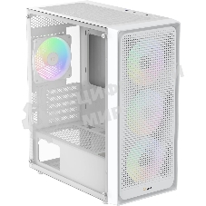 Компьютерный корпус Ocypus Gaммa C50 WH ARGB, MATX, USB 3.0*1+USB 2.0*2, FRONT 3x120мм ARGB, REAR 1x120мм ARGB