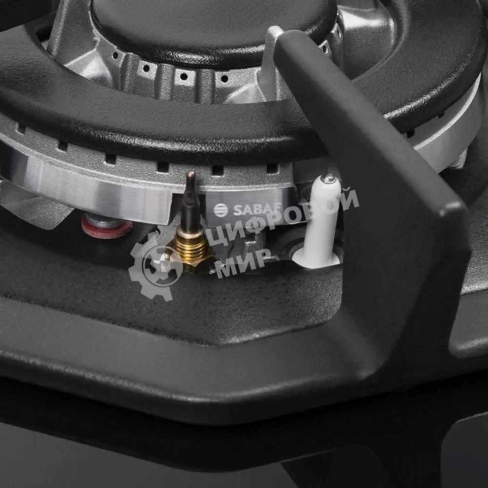 Газовая варочная панель Maunfeld EGHG.64.23CB/G, 4 конфорки, закаленное стекло, черный