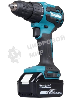Дрель-шуруповерт Makita DHP490SFJ аккум. патрон:быстрозажимной