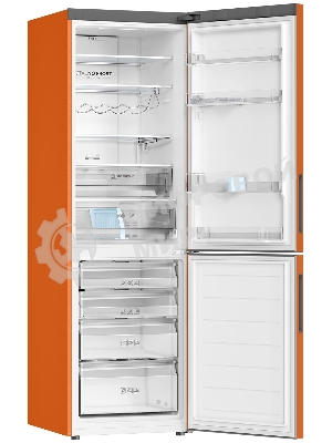 Холодильник Haier C2F636CORGU1 оранжевый двухкамерный 256/108 л морозилка снизу, No Frost