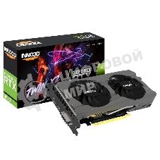 Видеокарта Inno3D Nvidia Geforce RTX 3050 TWIN X2 8Gb GDDR6 128-bit 2FAN DVI DP HDMI RTL