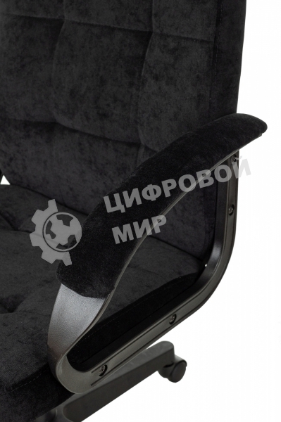 Кресло руководителя Бюрократ CH 002 Fabric черный Light-20 крестов. пластик