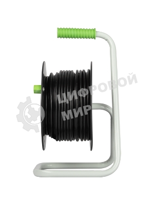 Удлинитель силовой ЭРА GREEN LINE KAT-2x1.5-20m Greenline на катушке пластик 4 розетки без заземления 20м ПВС 2x1.5мм2