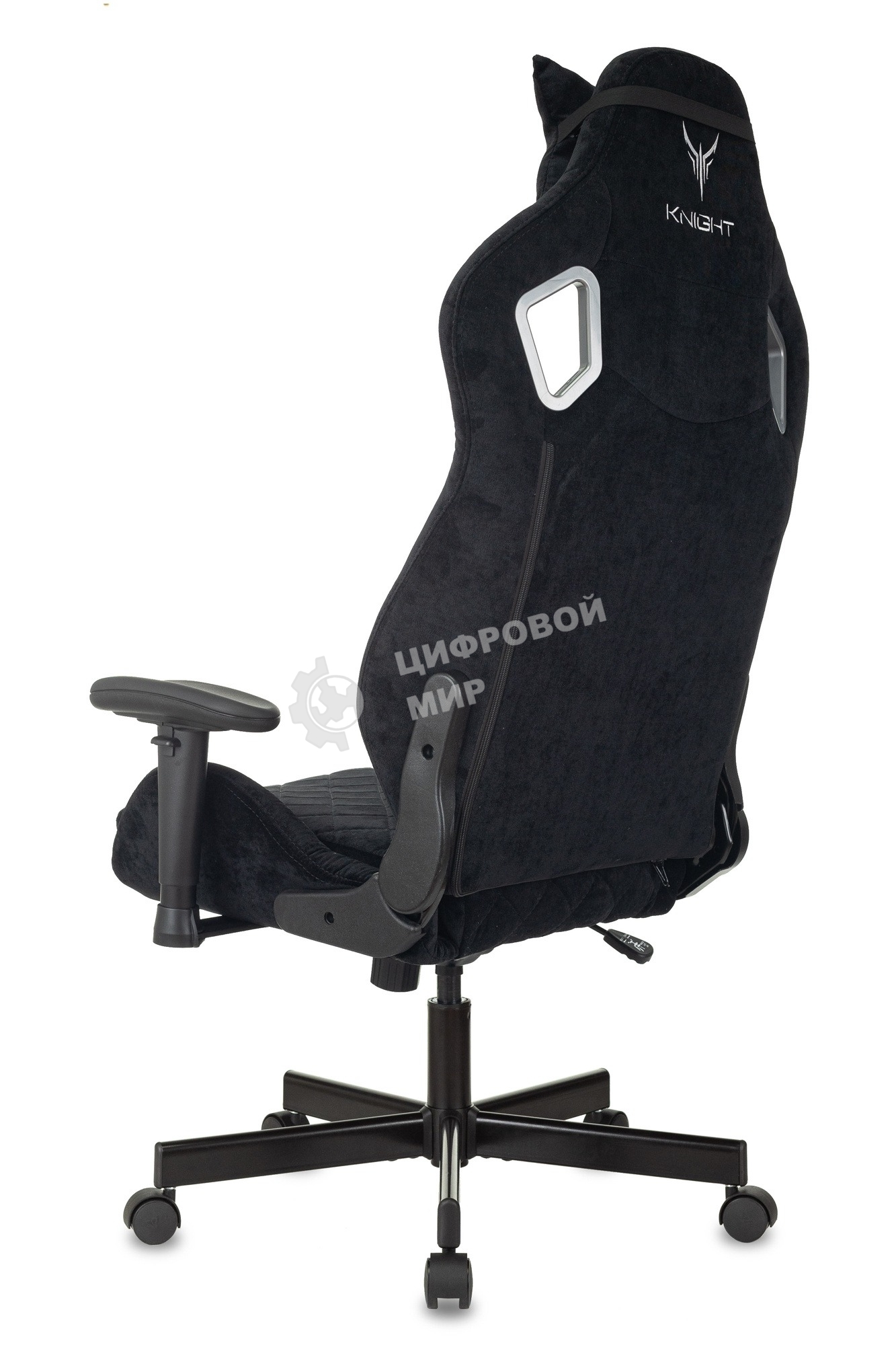Кресло игровое Бюрократ Knight Outrider Light-20 черный с подголов. крестовина металл