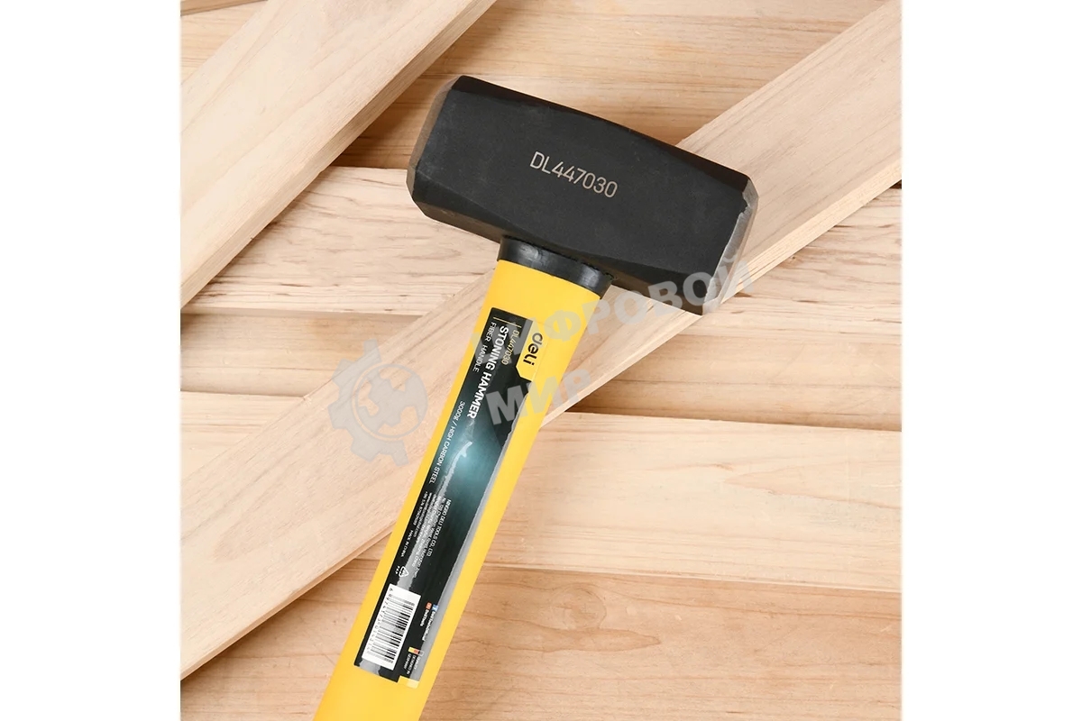 Кувалда Deli DL447030 3000 гр Фибергласовая рукоять