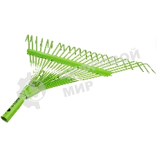 Грабли веерные стальные Palisad, 565 мм, 22 плоских зуба, эмалированные, усиленные, без черенка