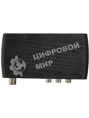 Приставка для цифрового ТВ Hyundai H-DVB520 черный, DVB-T2, DVB-T, DVB-C, HDMI, USB 2.0 х2