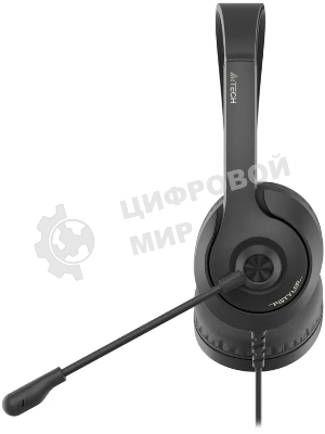 Гарнитура A4Tech Fstyler FH100U чёрный, проводная