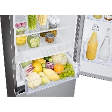 Холодильник Samsung RB34C600ESA/EF серебристый двухкамерный 230/114л морозилка снизу, No Frost