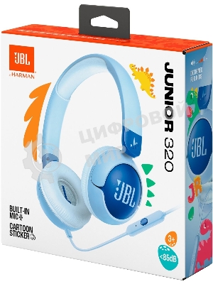 Наушники проводные детские JBL JR320 синий