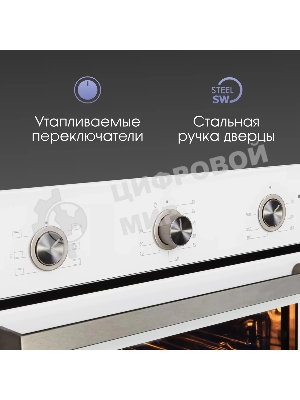 Духовой шкаф электрический Zigmund & Shtain E 151 W белый