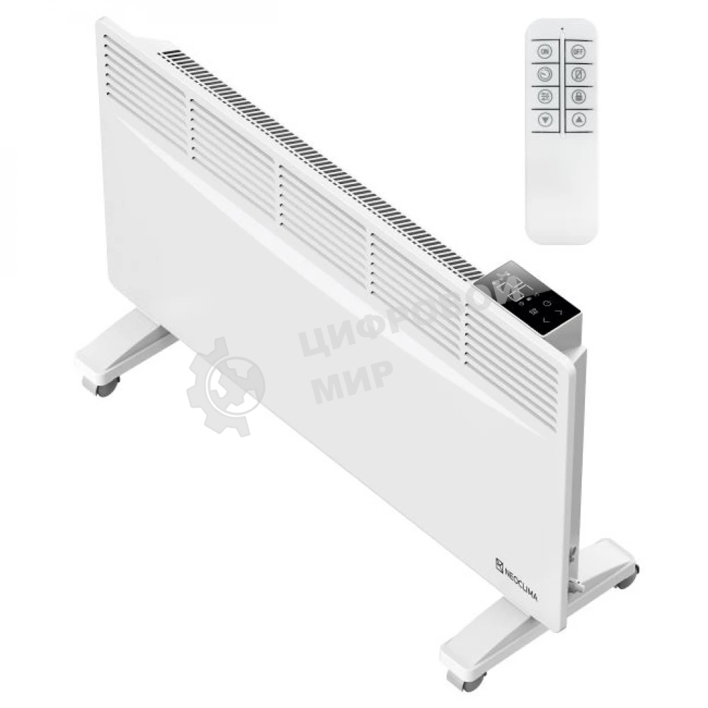 Конвектор электрический Neoclima Optima 2000W белый, 2000 Вт, электронный термостат, Wi-Fi