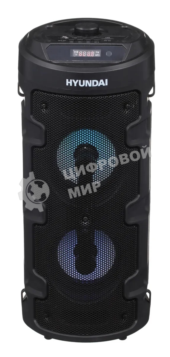 Минисистема Hyundai H-MC160 черный 50Вт/FM/USB/BT/SD/MMC