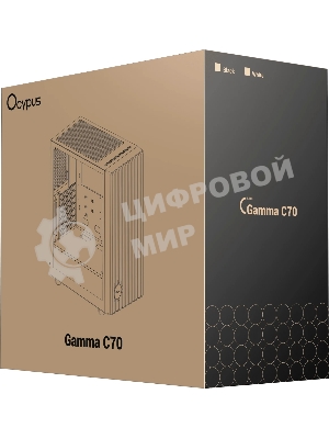 Компьютерный корпус Ocypus Gamma C70 BK, ATX, USB 3.0*1+USB 2.0*1