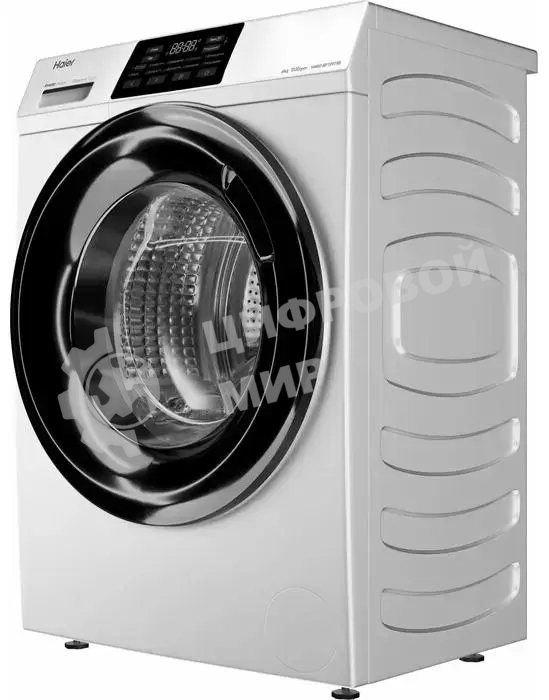 Стиральная машина Haier HW60-BP10919B белая, загрузка фронтальная 6кг, 1000 об/мин., класс: A+++