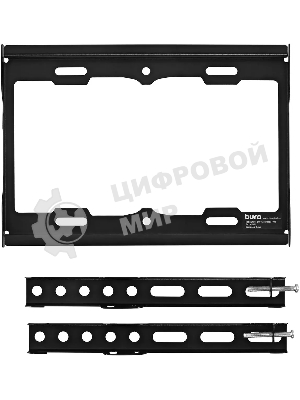 Кронштейн для телевизора Buro FX1S черный, 15