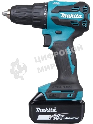 Дрель-шуруповерт Makita DHP490SFJ аккум. патрон:быстрозажимной