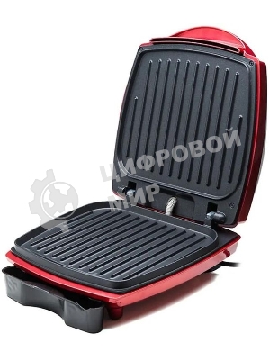 Электрогриль Kitfort KT-1610 1000Вт красный/черный