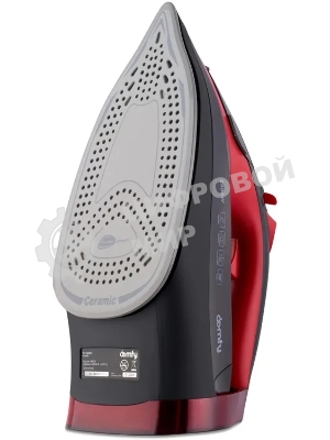 Утюг Domfy DSC-EI502 черный/красный, 2400 Вт, 160 г/мин, 400 мл