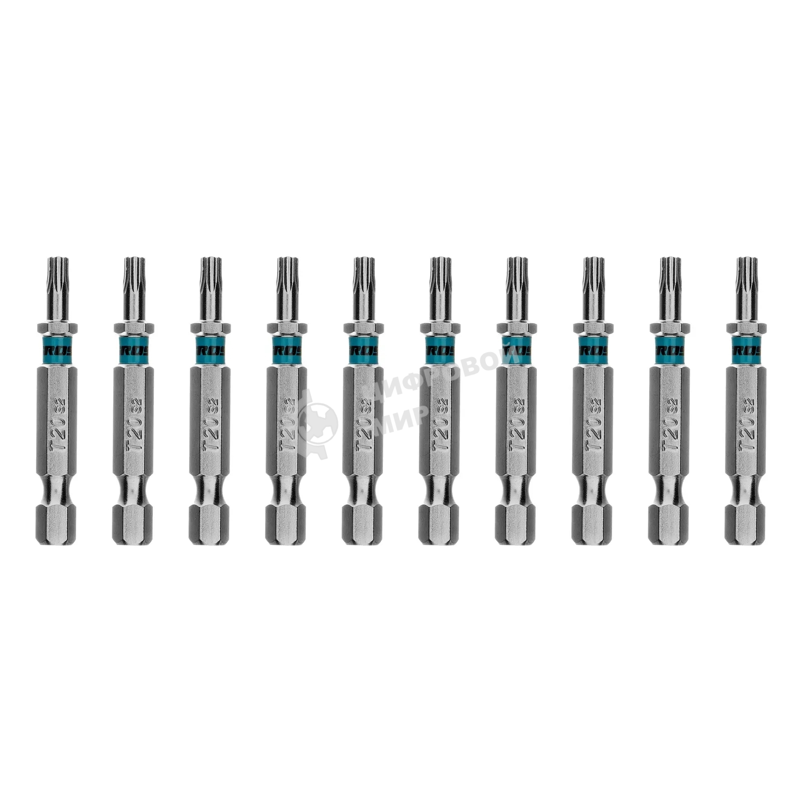 Бита Gross Torx 20х50мм, сталь S2, шестигр., 10 шт.