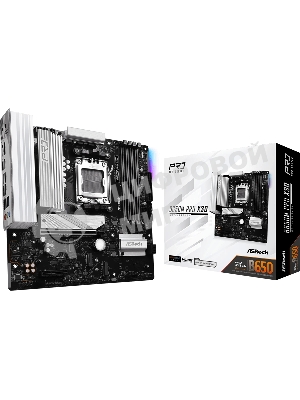 Материнская плата ASRock B650M Pro X3D, AM5, AMD B650, 4xDDR5, 4xSATA, 3xM.2, 1xPCIe 5.0 x16, 1xPCIe 4.0 x4, 1xHDMI, 1xDP, 1x2.5Gb LAN, 1xUSB-C 10Gbps, 1xUSB-A 10Gbps, 2xUSB-A 5Gbps, 4xUSB-A 2.0, 3x3.5 мм, 7.1, mATX