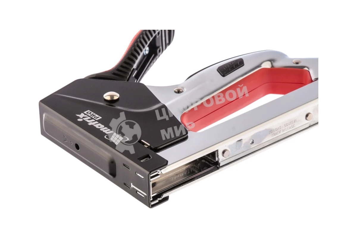 Степлер мебельный Matrix, стальной, быстрая загрузка, тип скобы 53, 4-14 мм, PRO