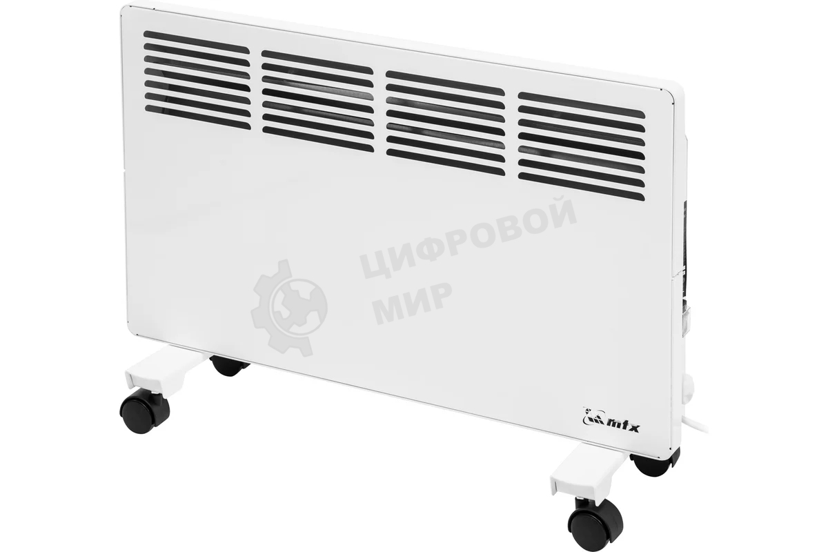 Конвектор электрический MTX КМ-2000.2 белый, 2000 Вт, 25 м2, термостат