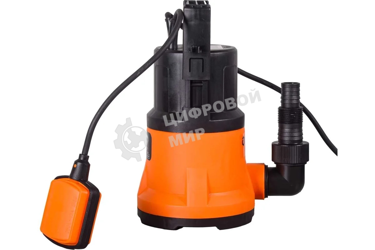 Дренажный насос Вихрь ДН-400 68/2/1 400 вт, глуб-8 м, max-11,3 м/час,частицы-5 мм