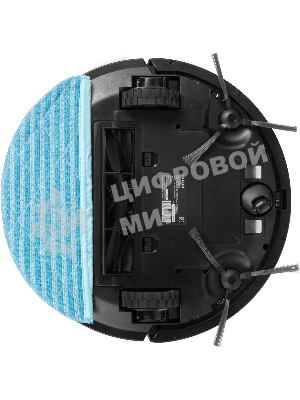 Робот-пылесос Red Solution RV-RL6000S черный, 35 Вт, 2600 мАч Li-Ion, уборка влажная/сухая, пылесборник контейнер 0.3 л