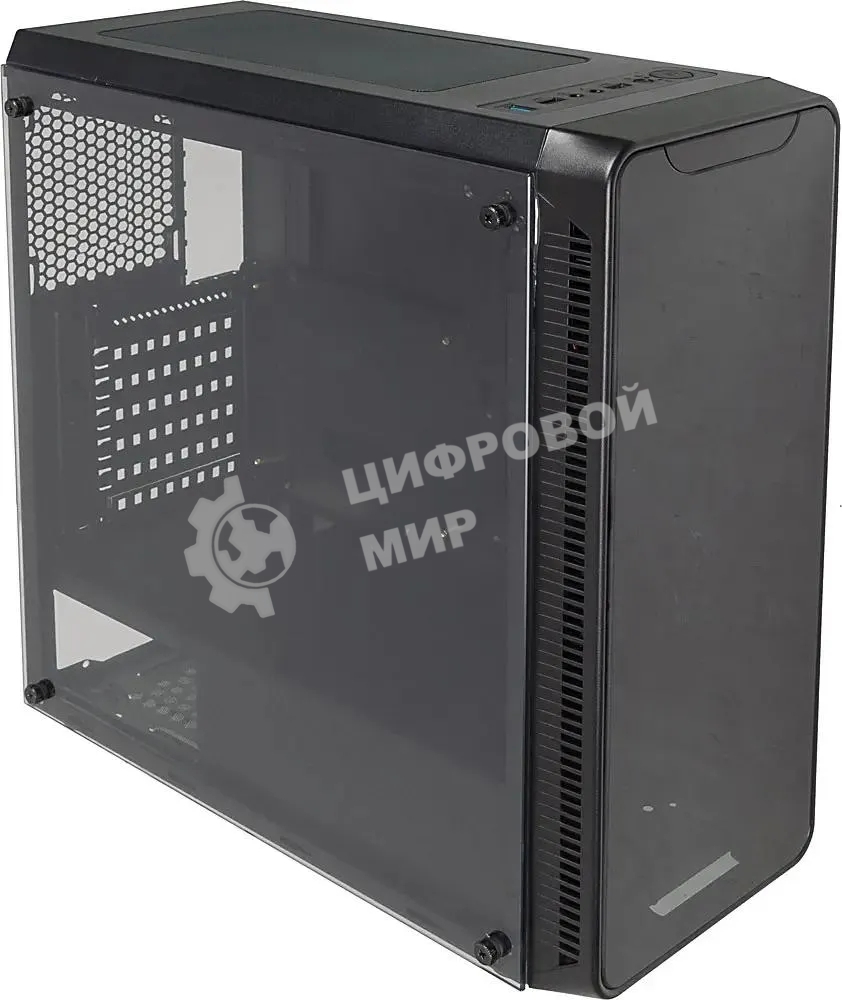 Компьютерный корпус Accord JP-X черный без БП ATX 2xUSB 2.0 1xUSB 3.0 bott PSU