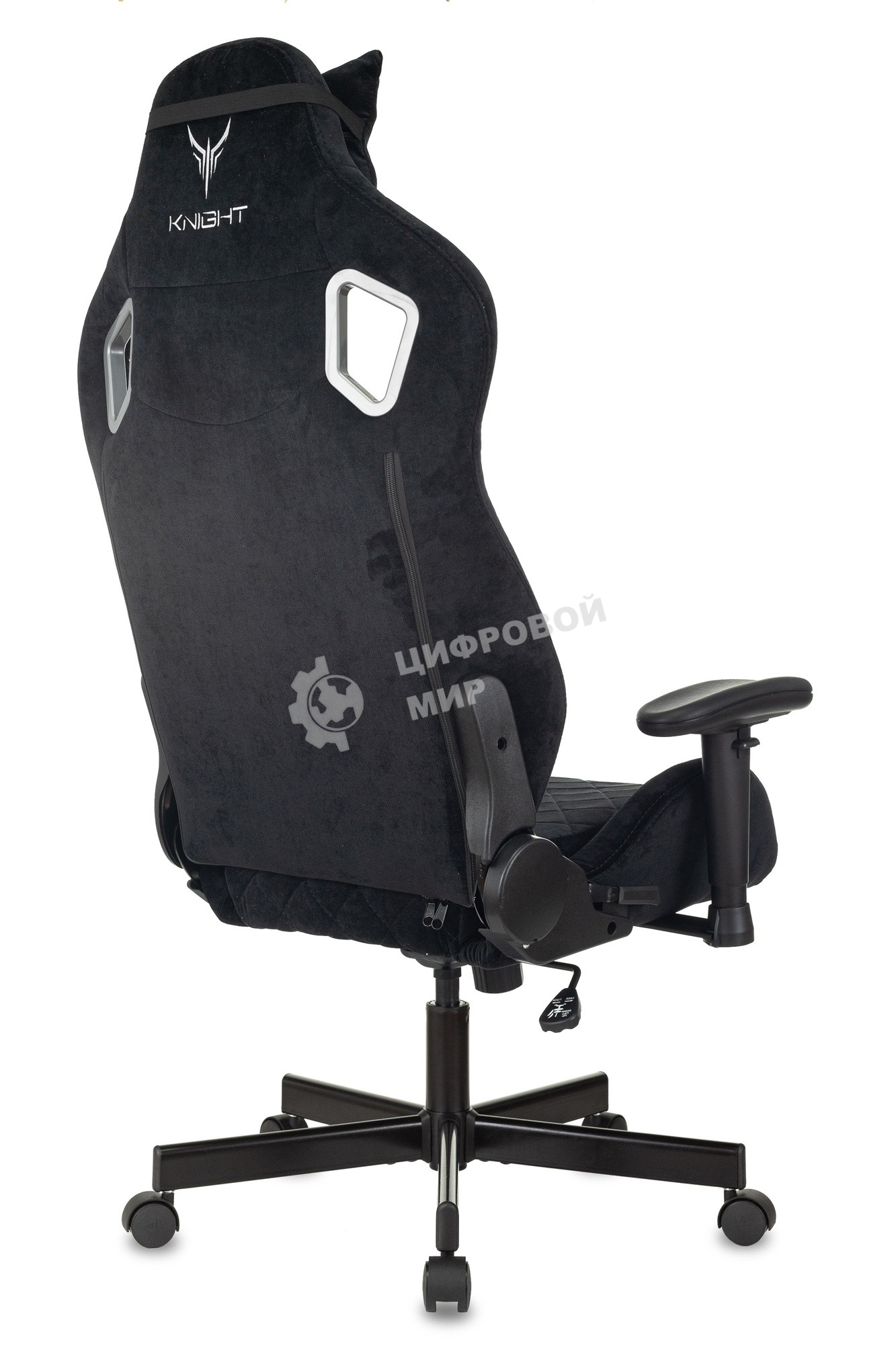 Кресло игровое Бюрократ Knight Outrider Light-20 черный с подголов. крестовина металл