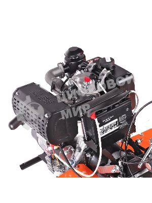 Мотоблок дизельный PATRIOT BOSTON 12DE 12 л,с; эл. Стартер: 12V; фрезы: 1350 mm; коробка передач 2 вперед+ 1 назад