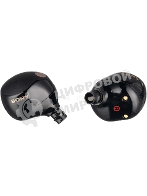 Наушники TWS Sony WF-1000XM5 черный, внутриканальные, Bluetooth, активное шумоподавление, беспроводная зарядка, до 8 ч