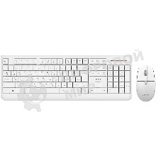 Комплект клавиатура + мышь Acer OCC401 клав:белый мышь:белый USB беспроводная (ZL.ACCCC.017)