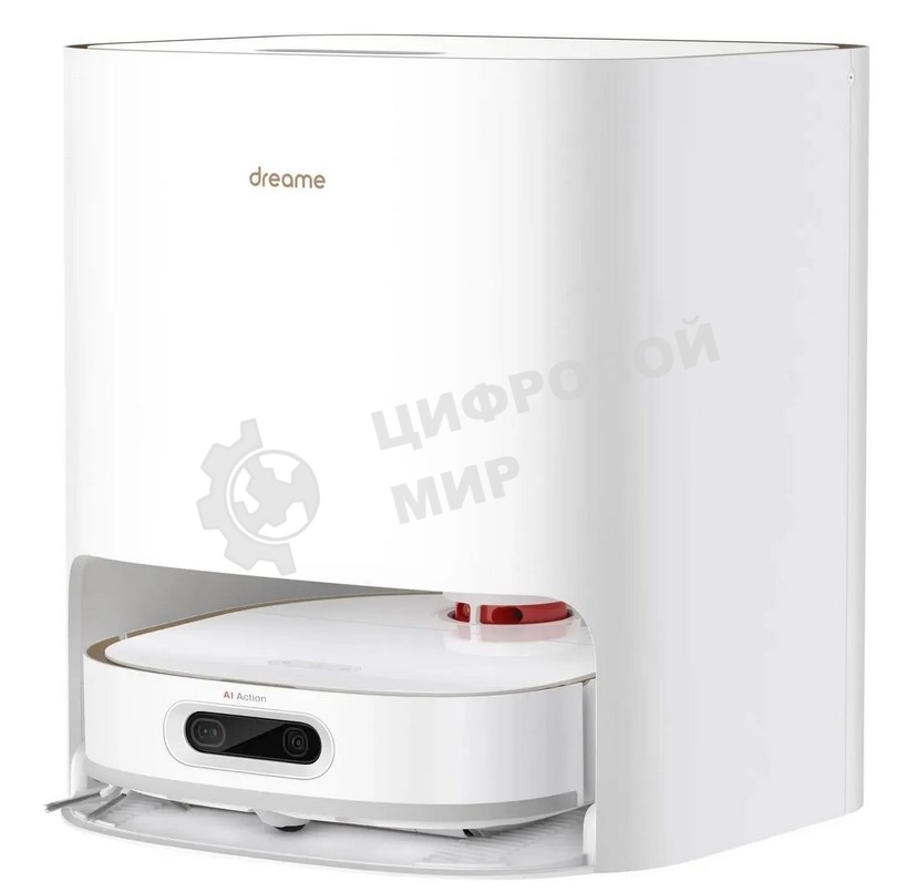 Робот-пылесос Dreame RLS6TAC W10 Pro белый, 55 Вт, 6400 мА·ч Li-Ion, уборка сухая/влажная, пылесборник контейнер 0.45 л