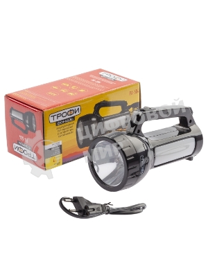 Фонарь светодиодный ЭРА Трофи PA-504 прожекторный аккумуляторный со встроенным светильником