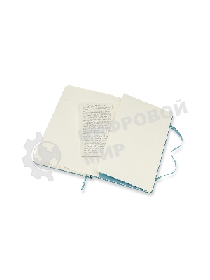 Блокнот Moleskine CLASSIC QP062B35 Large 130х210 мм, 240 страниц, нелинованный, твердая обложка, голубой