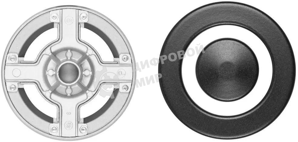 Газовая варочная панель Maunfeld EGHG.64.23CB/G, 4 конфорки, закаленное стекло, черный