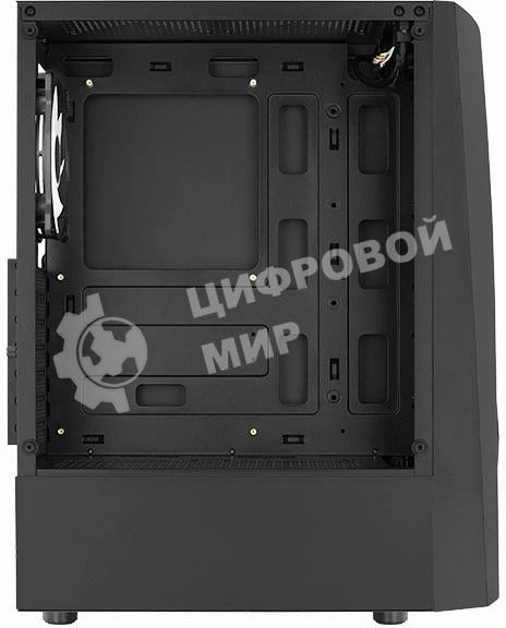 Компьютерный корпус Aerocool / Formula Wave-G-BK-v2 черный без БП mATX 3x120mm 1xUSB2.0 2xUSB3.0 audio