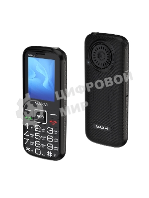 Мобильный телефон Maxvi B21ds up черный