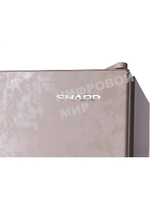 Холодильник Sharp SJ-492IHXJ42R бежевый двухкамерный 333/128л морозилка снизу, No Frost