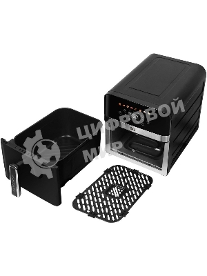 Аэрогриль BQ AF9011S черный, 2000Вт, 9л