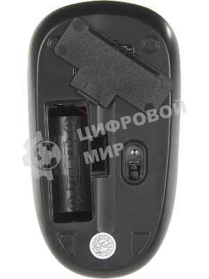 Комплект клавиатура+мышь Oklick 230M беспроводной, USB, 1000 DPI, чёрный