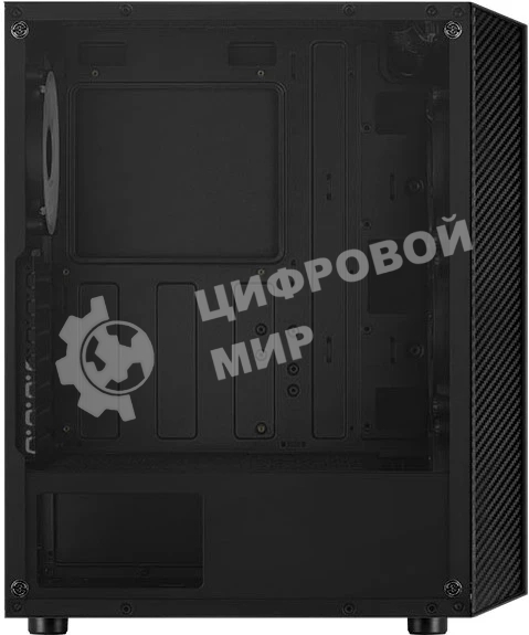 Компьютерный корпус Aerocool / Formula Hive-G-BK-v2 черный без БП ATX 4x120mm 1xUSB2.0 2xUSB3.0 audio bott PSU