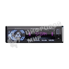 Автомагнитола AURA STORM-535BT, 1 DIN, Bluetooth, USB Type-A, AUX, пульт ДУ