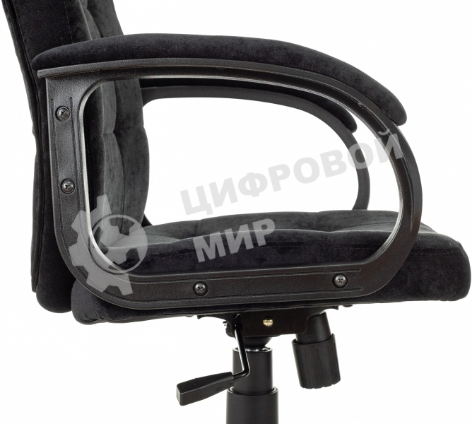 Кресло руководителя Бюрократ CH 002 Fabric черный Light-20 крестов. пластик